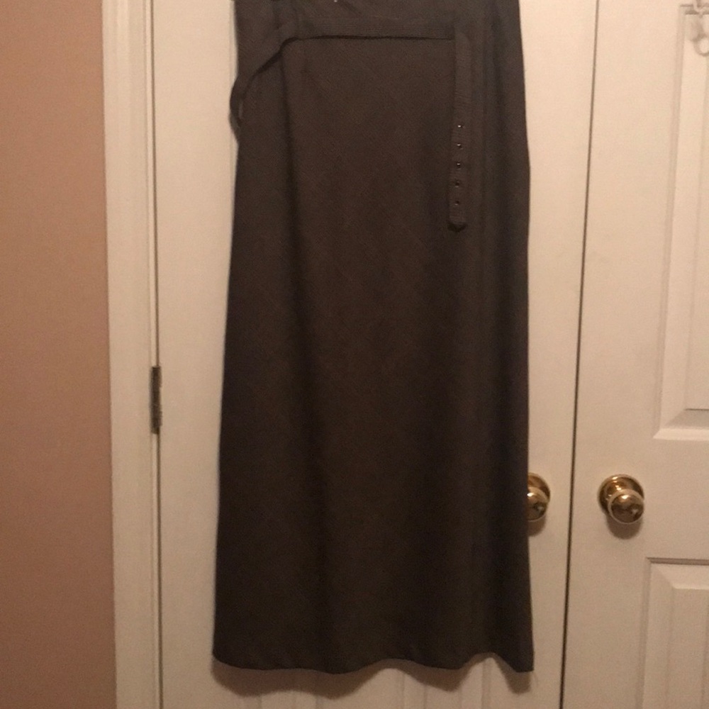 Long Plaid Skirt